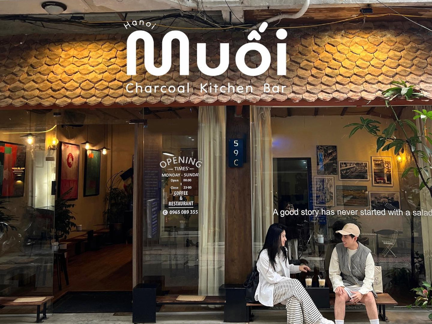 Muối Charcoal Kitchen & Bar – Trải nghiệm bữa tối đầy hương vị tại 59C Nguyễn Khắc Hiếu